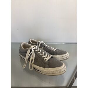 Converse Chuck Taylor One Star Ox Vintage Light Gray / White Size 10